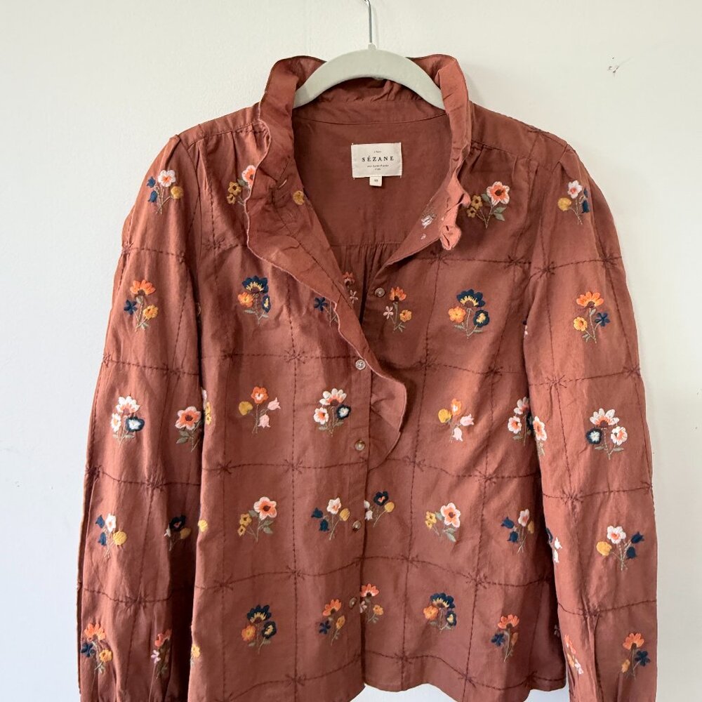 Sezane blouse 2025 collection